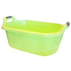 Bļoda ar rokturiem ovāla 55l zaļa