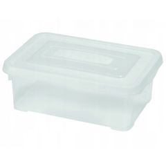 Kaste ar vāku Handy 4l caurspīdīga