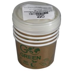 Papīra trauki Go Green 230ml 5gab.
