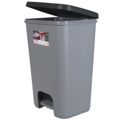 Atkritumu tvertne Curver Essentials ar pedāli 40l pelēka