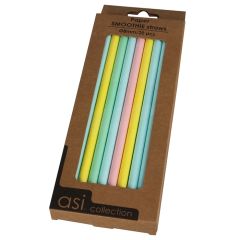 Kokteiļu salmiņi papīra 21cm 20gab.