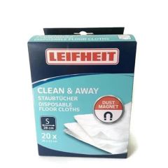 Putekļu lupatas grīdas birstei Leifheit Clean&Away 20gab.
