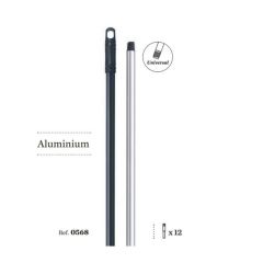 Kāts birstei alumīnija-pelēks 140cm