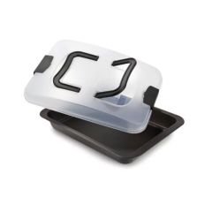 Cepešpanna ar pānēsāšanas vāku Bake Away 24x32x4,7cm