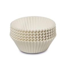 Kēksiņu papīra formiņas 100gab. baltas Easy Bake d7x3cm