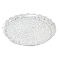 Paplātes Easy Bake d27cm plastmasas caurspīdīgas 3gab.