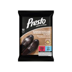 Mitrās salvetes apavu un ādas izstrādājumu tīrīšanai 15gab.