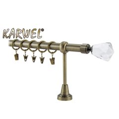 Aizkaru stanga 19mm Zeus 2.4m,zelts