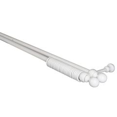 Aizkaru stanga STYLE dubulta 1,6 m,balta