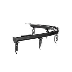 Universāls izliekts stūris (AP08), melns