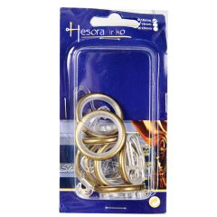 Riņķi Modern 16mm 10gab.zelta