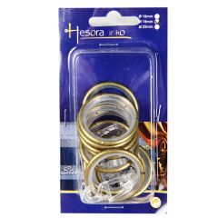 Riņķi Modern 19mm 10gab.zelta