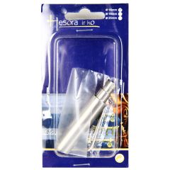 Aizkaru stangas kronšteina pagarinātājs Gral 16mm sudraba