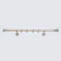 Aizkaru stanga ''WIEZA''   matēts sudrabs,3,0 м, Ø19 мм