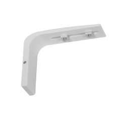 Kronšteins , universāls,L 8.8cm,balts