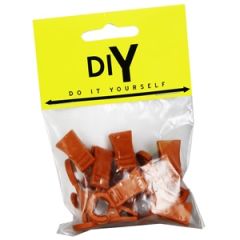 Klipši riņķiem 10gab. ķirsis