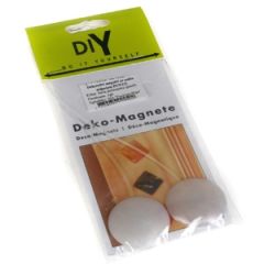 Magnēti ar auklu perlam.balti