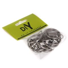 Riņķīši ar krok.matēta metāla