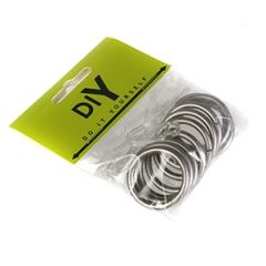 Riņķīši matēta metāla 10gab.