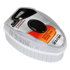 Apavu švamme ar silikona dozatoru 6ml melna