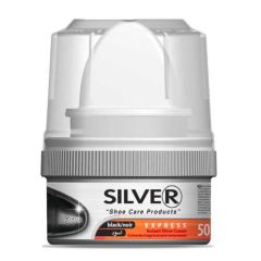Apavu krēms Silver ar lanolīnu un vasku 50ml melns