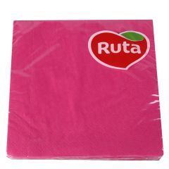 Salvetes Ruta 33x33cm 20gab. rozā