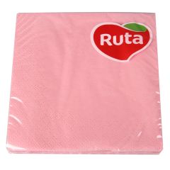 Salvetes Ruta 330х330 20 krās.gaiši rozā