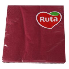 Salvetes Ruta 33х33 bordo kr.