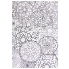 Kantorgrāmata rūtiņu, A4, 48lpp Mandalas