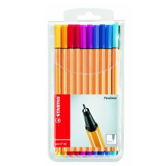 Pildspalvu kompl. Stabilo Point 88 0.4mm 20gab.