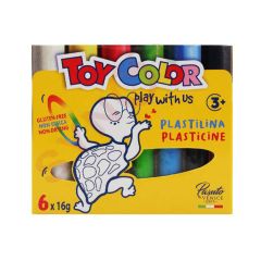 Plastilīns Toy Color 6-krāsas