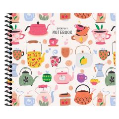 Klade ar spirāli A4 rūtiņu 80lpp Coffee