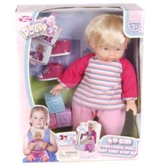 Lelle ar rotaļlietām 40cm