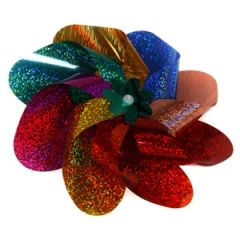 Dekor.vējdzirnavas Margo 8/22cm halogr.