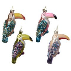 Egļu rotājums Putns 12.5x7.5x5cm