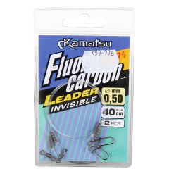 Pavadiņa Kamatsu SLIM INVISIBLE FLUOROCARBON (2gb) 0.50mm -