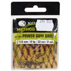 Fīdera montāža Konger Power Gum Shock Absorber 1.0mm/8kg/33c