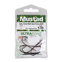 Āķi Mustad Long Baitholder 7gab. BN #1/0