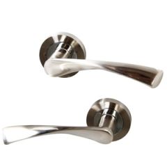 Durvju rokt. uz apaļās. rozetes Harco Salix ner tēr./hroma