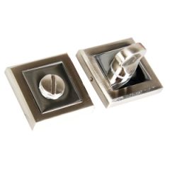 WC uzlika uz kvadrātv. rozetes nerūsējošā tēr./hroms