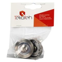 WC uzlika uz apaļās rozetes ner tēr./hroms