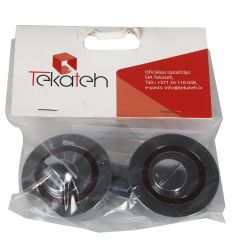 WC uzlika uz rokt.Santa hroms, brūns