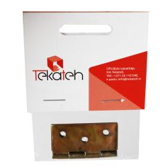 Eņģe mēbelēm 40x41mm dzelteni cinkota