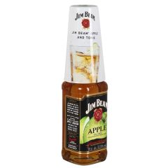 Liķieris Jim Beam Apple 32.5% 0.7l+ sleeve glāze
