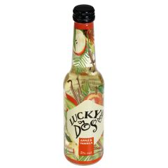 Sidrs ābolu/vaniļas Lucky Dog 5% 0.275l ar depoz.