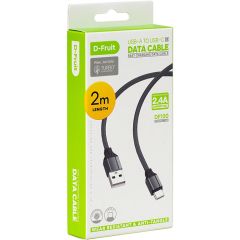 Kabelis D-Fruit USB-A 2m