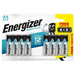 Bar.el. Energizer AA Max Plus 6+2gab