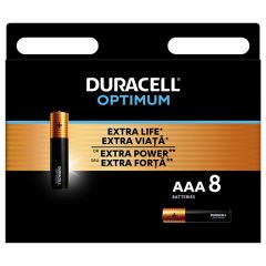 Bar.el.Duracell Optimum AAA 8gab.