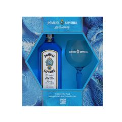 Džins Bombay Sapphire 0.7L 40% + Glāze