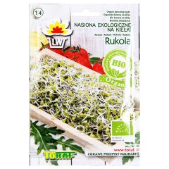 Sēklas BIO diedzējamās rukola 10g